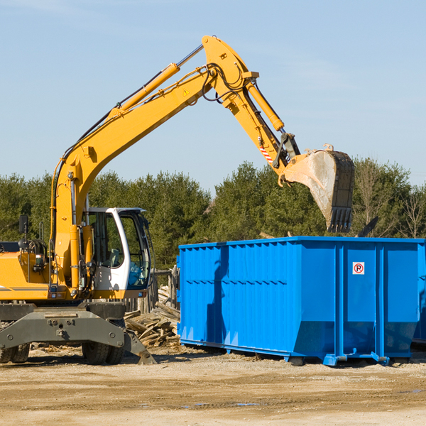 are there any restrictions on where a residential dumpster can be placed in Crosby PA